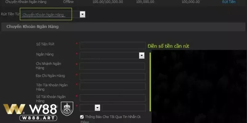 Hướng dẫn cách làm rút tiền W88 với thẻ cào điện thoại 