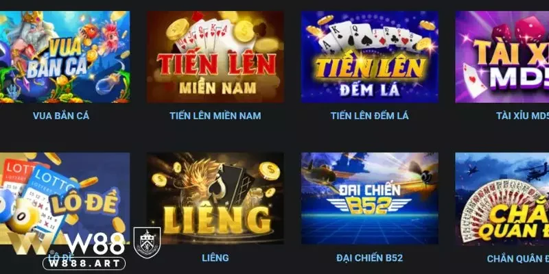 Truy cập kho game đa dạng 