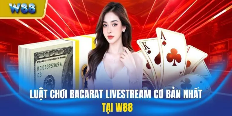 Luật chơi bacarat livestream cơ bản nhất tại W88